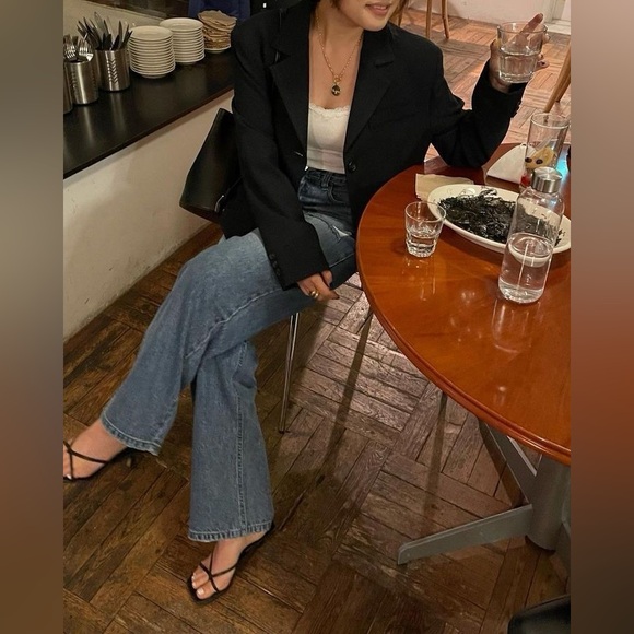 Maurice’s Black Minimalistic Sandal Heel 6.5 - Picture 15 of 16